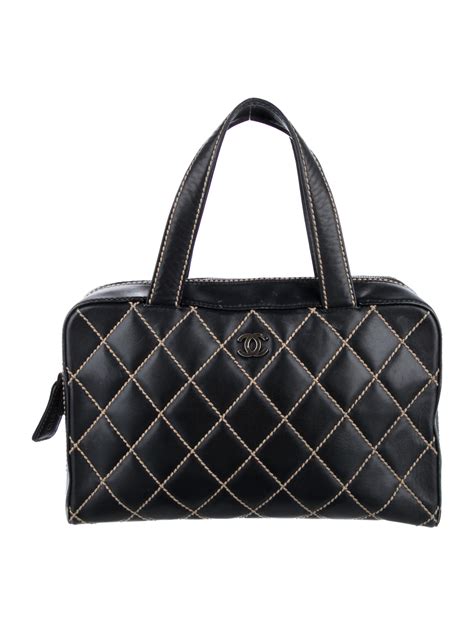 chanel surpique bag|Chanel Surpique Bowler Bag .